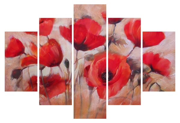 Slika - Vukovi makovi (150x105 cm)