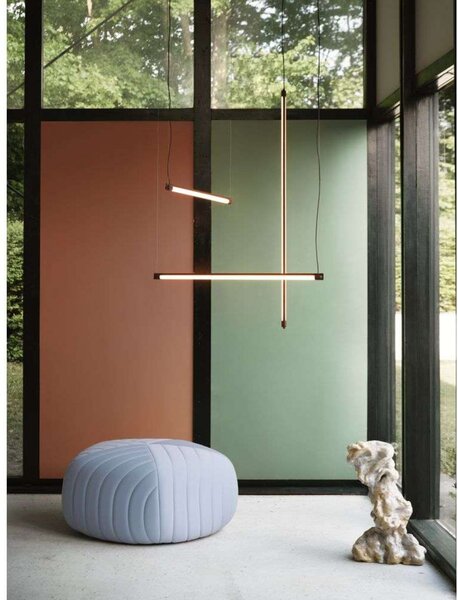 Viseće Svjetiljka Muuto, prigušiv, Crno, Blagovaonica, Aluminij