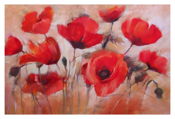 Slika - Vukovi makovi (90x60 cm)
