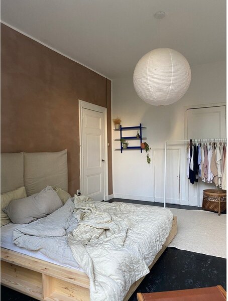 Bračni krevet od borovine s podnicom 140x200 cm Ziggy – Karup Design