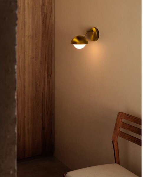 Zidna lampa zlatne boje ø 15 cm Lonela - Kave Home