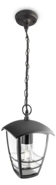 PHILIPS pametna WiFi LED stropna svjetiljka CREEK CEILING BLACK 1X60W 230V 15386/30/16