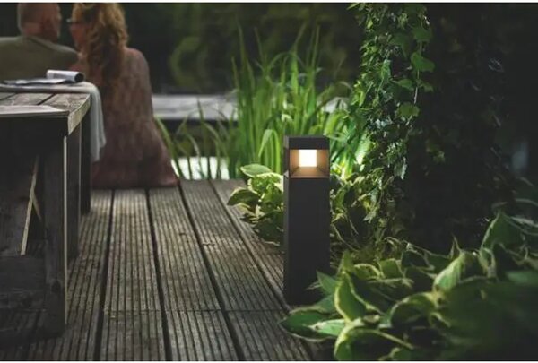 PHILIPS vanjska LED svjetiljka PARTERRE PEDESTAL BLACK 1X8W 230V 16481/30/P0