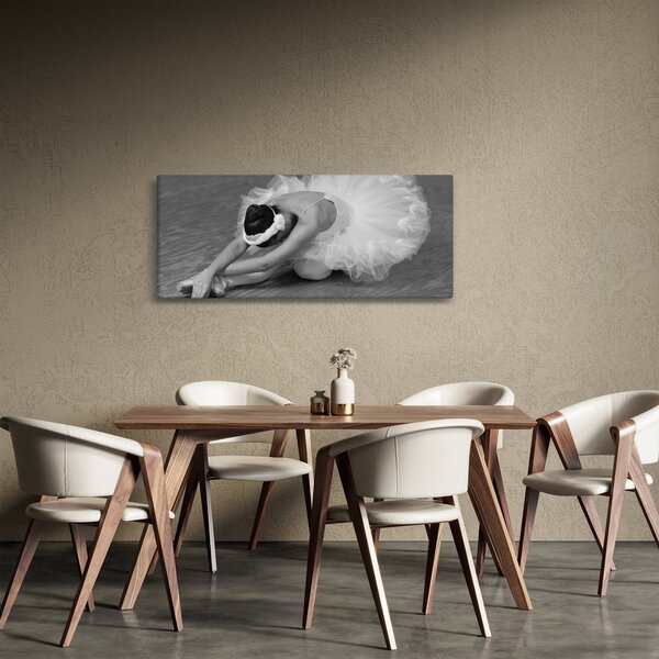 Slika - Balerina, crno-bijela (120x50 cm)