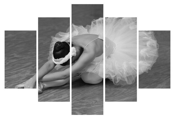Slika - Balerina, crno-bijela (150x105 cm)