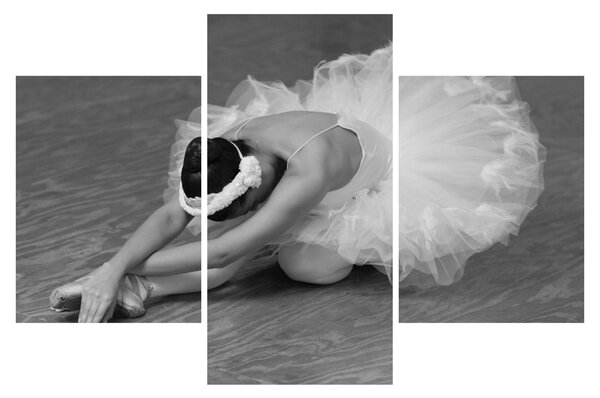Slika - Balerina, crno-bijela (90x60 cm)
