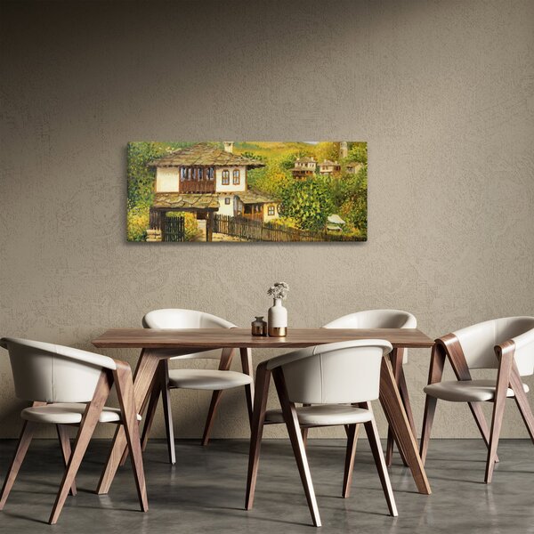 Slika - Vikendice ljeti (120x50 cm)