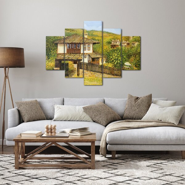 Slika - Vikendice ljeti (150x105 cm)