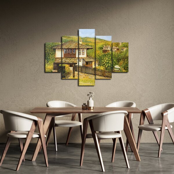 Slika - Vikendice ljeti (150x105 cm)