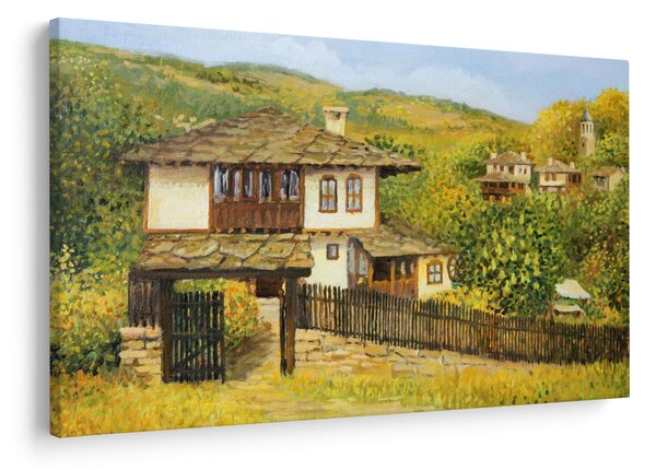 Slika - Vikendice ljeti (90x60 cm)