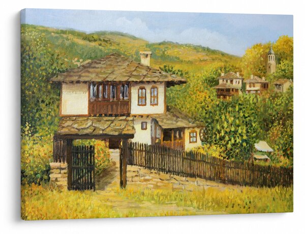 Slika - Vikendice ljeti (70x50 cm)