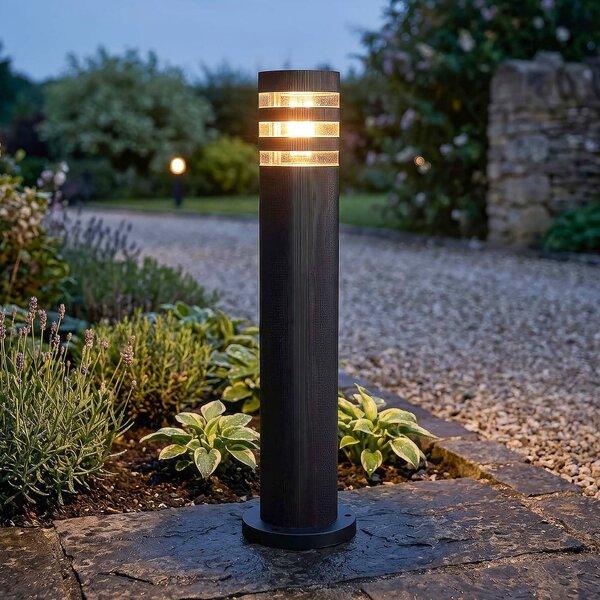 Searchlight Podna lampa Toluca, crna, ABS, polikarbonat, E27, Crno, Plastika