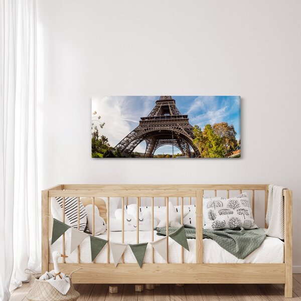 Slika - Eiffelov toranj u boji (120x50 cm)