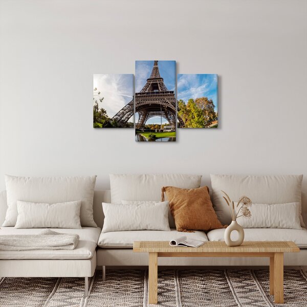 Slika - Eiffelov toranj u boji (90x60 cm)