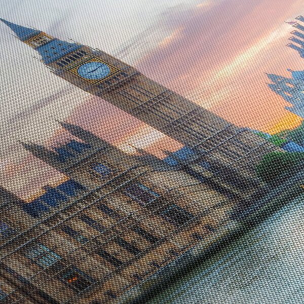 Slika - London u pastelnim bojama (90x60 cm)