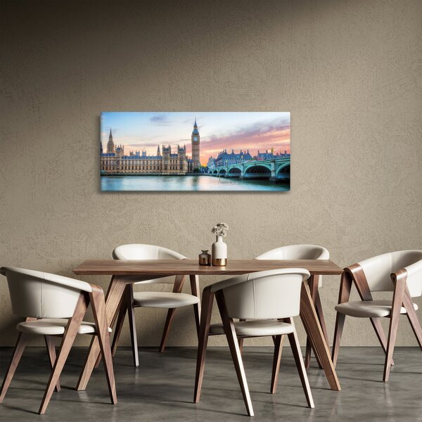 Slika - London u pastelnim bojama (120x50 cm)