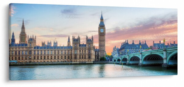 Slika - London u pastelnim bojama (120x50 cm)