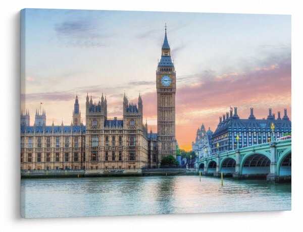 Slika - London u pastelnim bojama (70x50 cm)