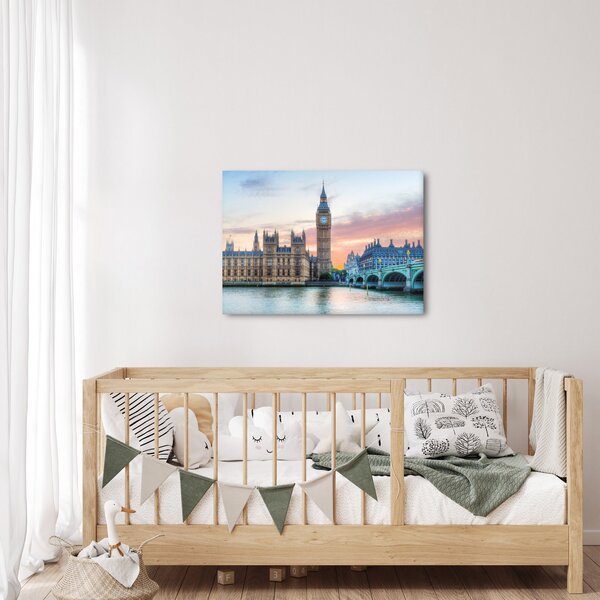 Slika - London u pastelnim bojama (70x50 cm)