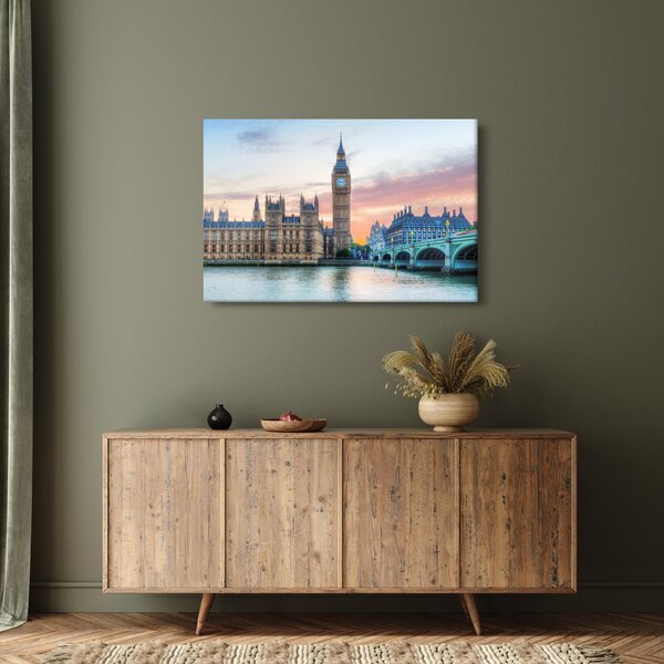 Slika - London u pastelnim bojama (90x60 cm)