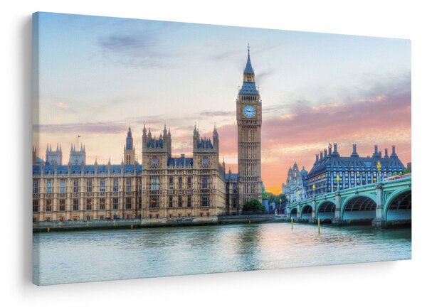 Slika - London u pastelnim bojama (90x60 cm)