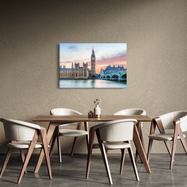 Slika - London u pastelnim bojama (90x60 cm)