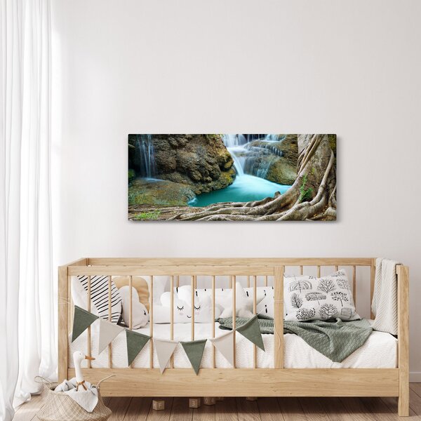 Slika - Rijeka sa slapovima (120x50 cm)