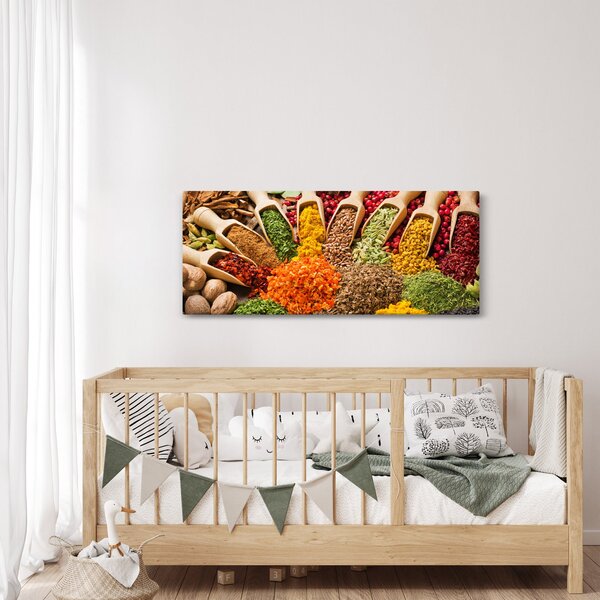 Slika - Začini iz cijelog svijeta (120x50 cm)