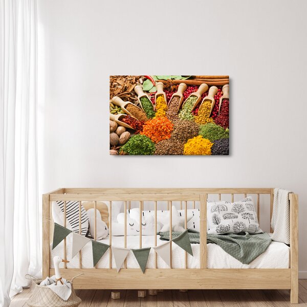 Slika - Začini iz cijelog svijeta (90x60 cm)