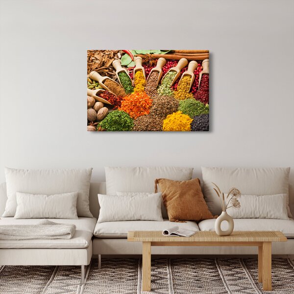 Slika - Začini iz cijelog svijeta (90x60 cm)