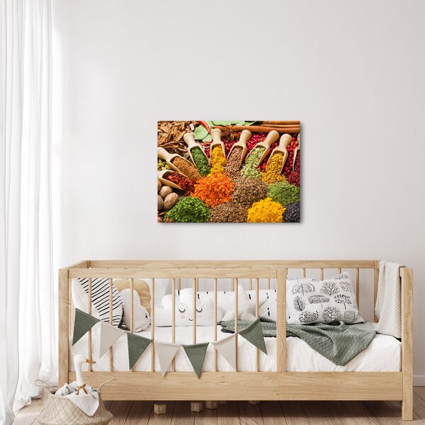 Slika - Začini iz cijelog svijeta (70x50 cm)