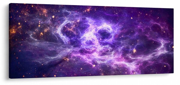 Slika - Ljubičasti svemir (120x50 cm)