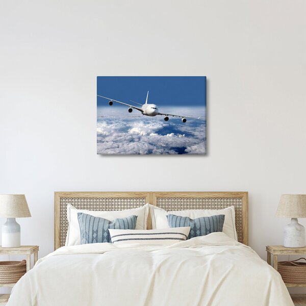 Slika - Avion u oblacima (70x50 cm)