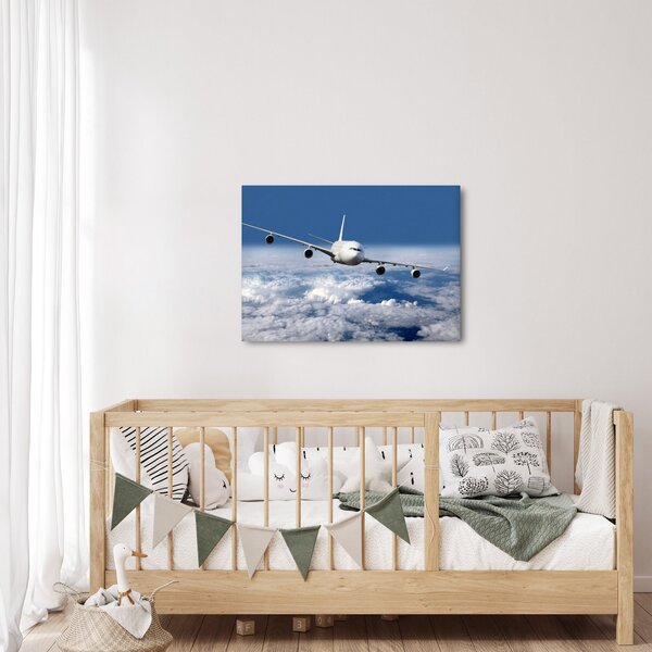 Slika - Avion u oblacima (70x50 cm)