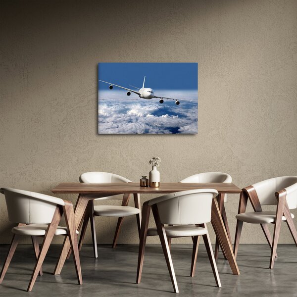 Slika - Avion u oblacima (70x50 cm)