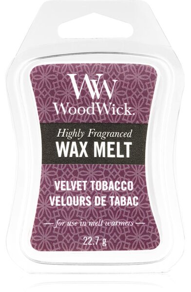 Woodwick Velvet Tobacco vosak za aroma lampu 22.7 g