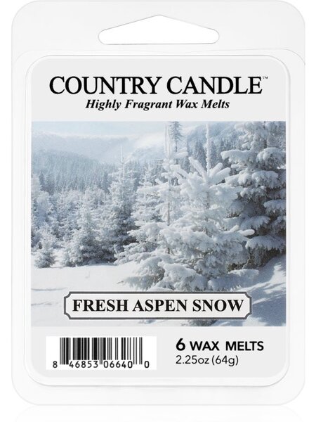 Country Candle Fresh Aspen Snow vosak za aroma lampu 64 g