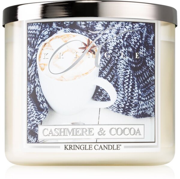 Kringle Candle Cashmere & Cocoa mirisna svijeća 411 g