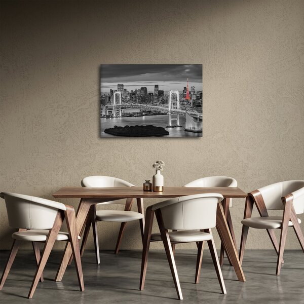 Slika - Veliki grad s crvenim tornjem (70x50 cm)