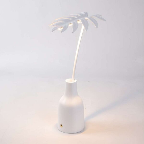 Stolne Lampa SELETTI, prigušiv, Bijela, Dnevna soba, Metal