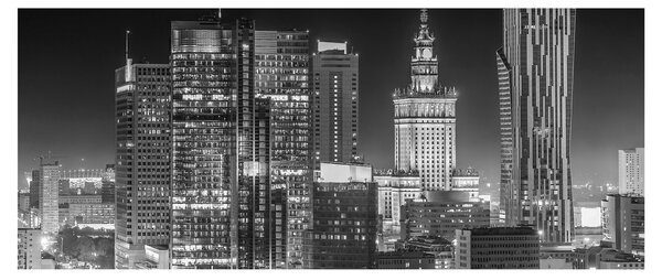 Slika - Crno-bijeli New York (120x50 cm)