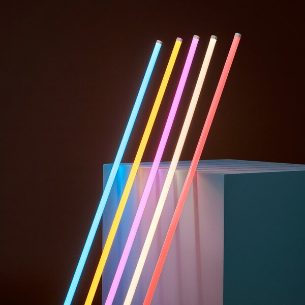 Stolne Lampa HAY, Neon Tube, Bijela, Dnevna soba, Plastika, Moderan
