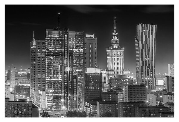 Slika - Crno-bijeli New York (90x60 cm)
