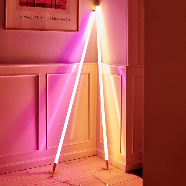 Stolne Lampa HAY, Neon Tube, Bijela, Dnevna soba, Plastika, Moderan