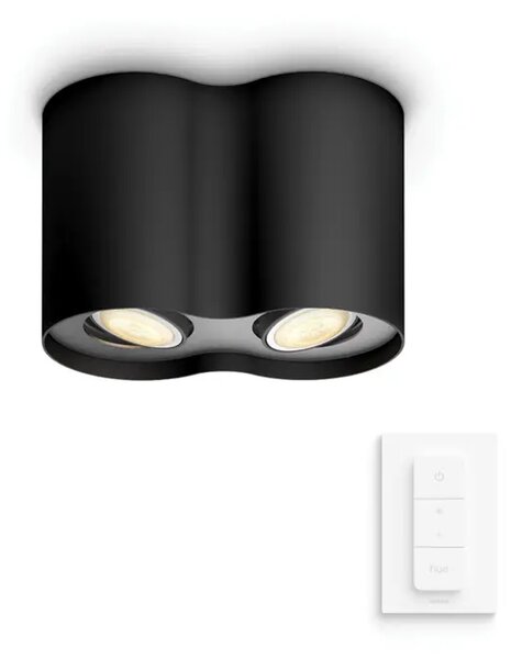 PILLAR PHILIPS HUE pametni LED reflektor crni 2XGU10 8720169320116