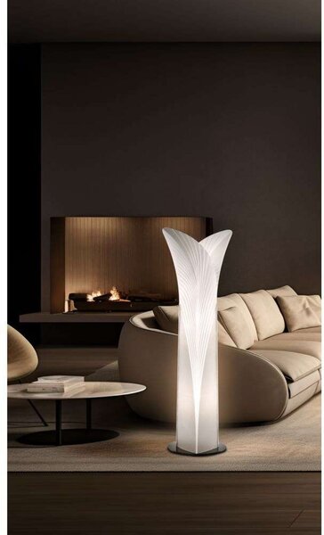Podne Lampa Slamp, Bijela, Dnevna soba, Plastika