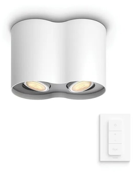 PHILIPS HUE pametni LED reflektor PILLAR PLATE/SPIRAL WHITE 2X4.2W? 8720169320178