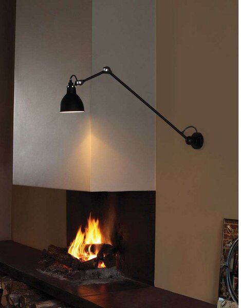 Lampe Gras 304 L60 zidna svjetiljka, crna/bakrena – DCW