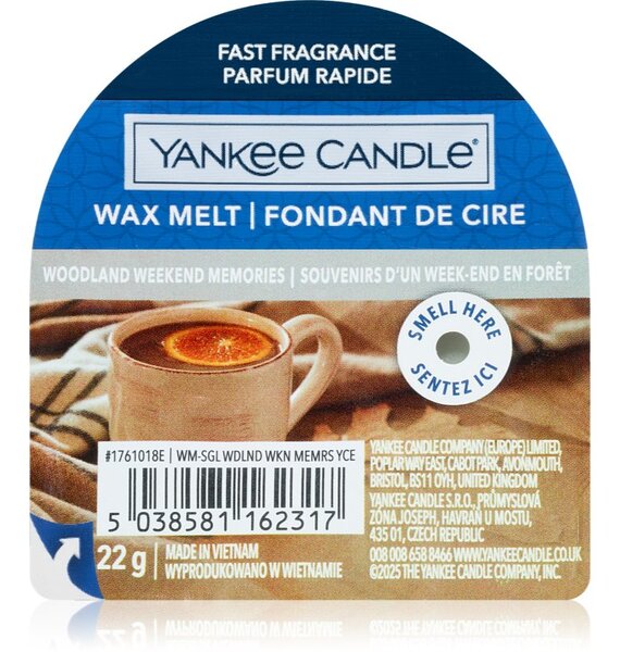 Yankee Candle Woodland Weekend Memories vosak za aroma lampu 22 g