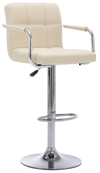 VidaXL Barska stolica od tkanine krem
